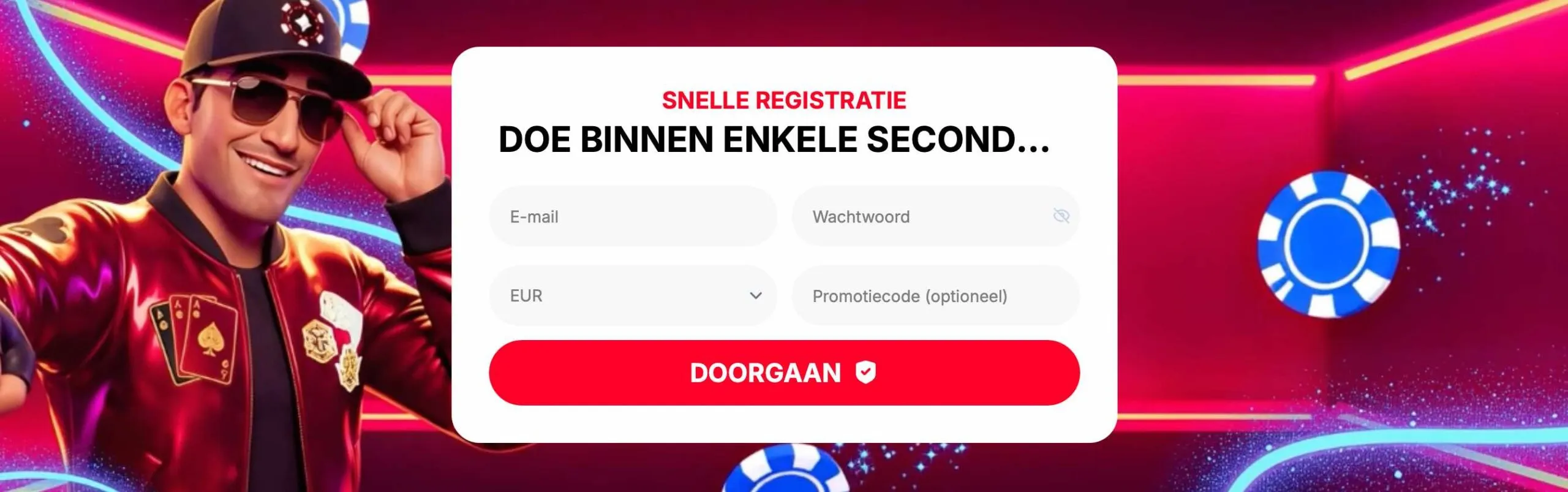 Registreren bij KudosBet Casino